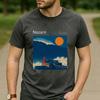 European Surf Travel Graphic T Shirt Nazar Portugal Giant Wave Lighthouse Print Unisex Cotton Crew Neck Holiday Tops