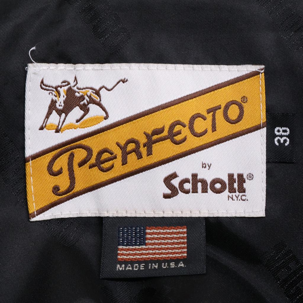 SCHOTT ×NEIGHBORHOODxKostas Seremetis 149UN ONE STAR/One Star Cowhide Back Graphic Double Rider Jacket Jacket 38 NavyUsed