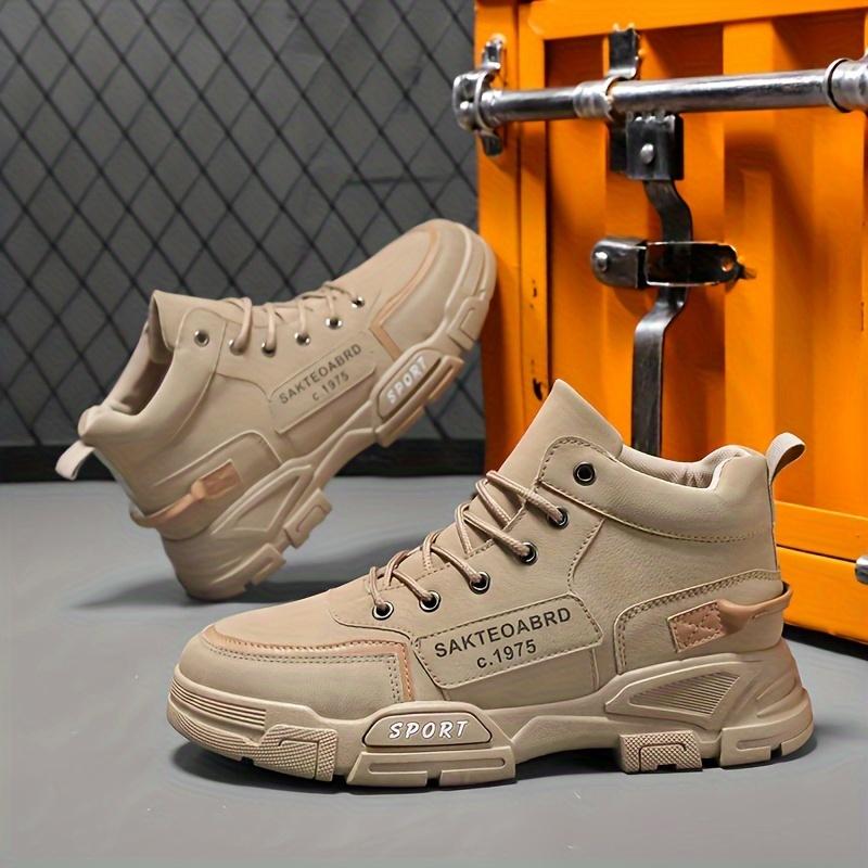 Comfortable Men s Anti-slip Windproof High-top Laced Hiking Boots for Outdoor Walking Running Autumn and Winter Seasons 41 2398₽