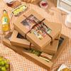 Disposable Kraft Paper Picnic & Fruit Boxes
