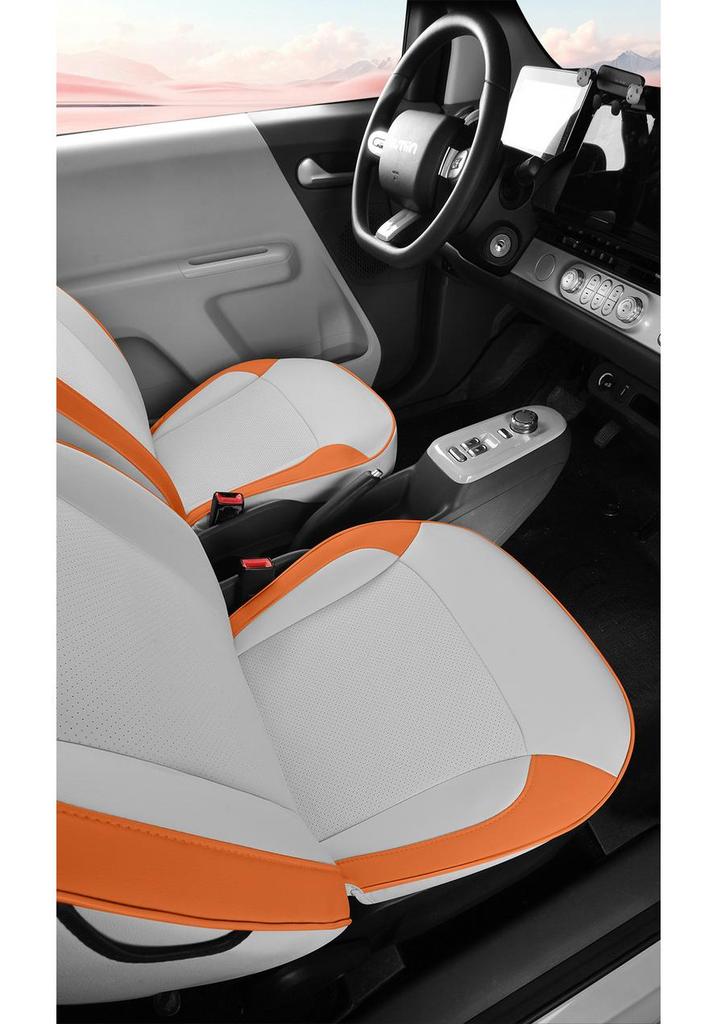 Changan Nuomi Leather Car Seat Cushion: All-Season, Universal, Cartoon Design