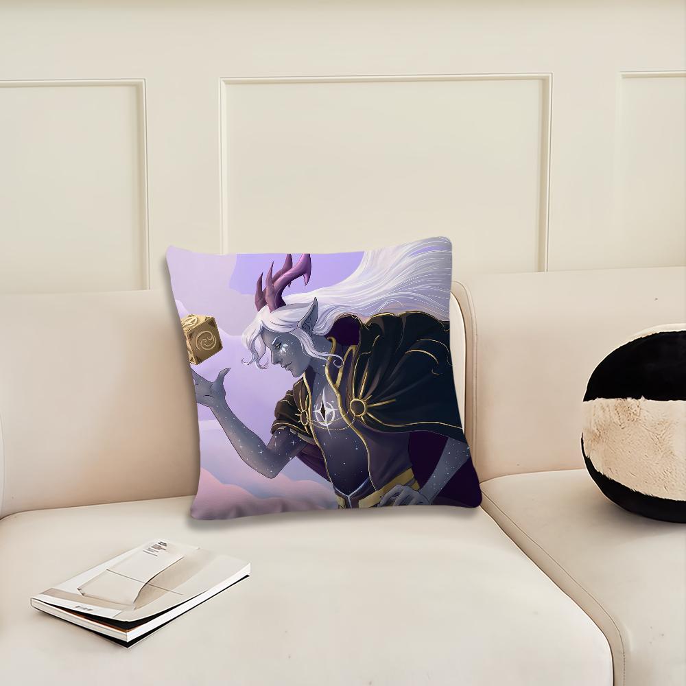Cartoon The D-Dragon P-Prince Cushion Cover Pillow Cover Decoration Room Home Sofa Living Office Car Nordic Simplicity