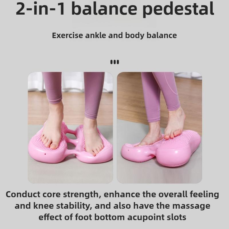 Stepper Machine Home Multi-Functional Stationary Exercise Foot Pedal Fitness Equipment Silent Indoor Balance Inflatable Pad