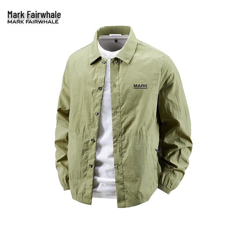 MARK FAIRWHALE Men s UPF50+ Sun Protection Collared Shirt Jacket L