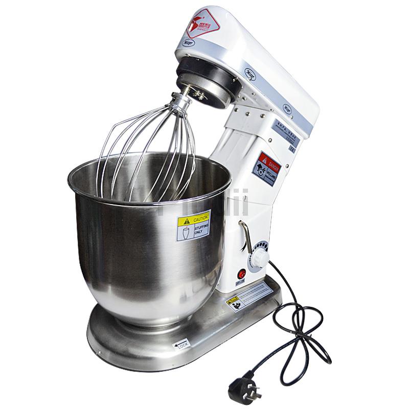 220V 7L/10L Electric Stand Professional Dough Mixer Commercial Household Planetary Mixer Egg Beater Bread High Quality Mixer
