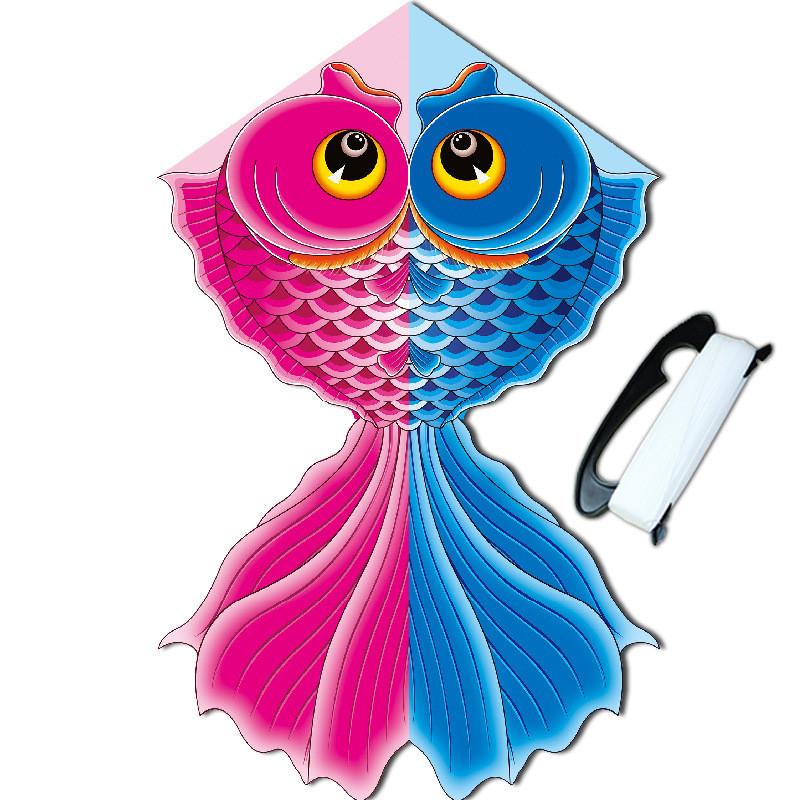 

Fish Kites Large Koi Flying Kite With Mechanical Craft For Outdoor Recreation 1.5m