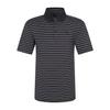 SUPERIOR Men'S Striped Collared T-Shirt Navy (Impftty20449)
