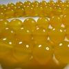 SmileStone Yellow Agate Round Beads (12mm) - Sold as a Strand (Approx. 38cm)