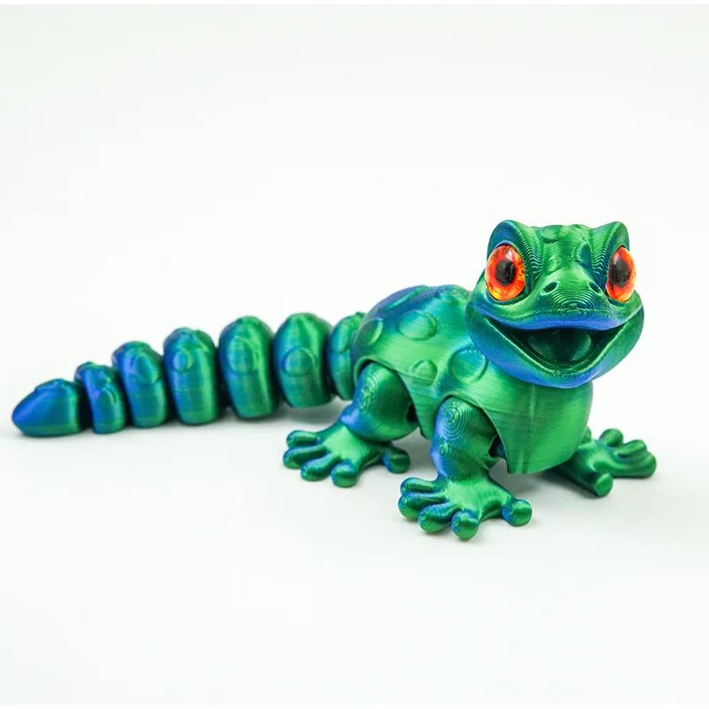 3D Printed Multi-Joint Movable Animals Model Kid Toys Cute Relief Sensory Toy Funny Home Accessories Kids Gift Desktop Ornament