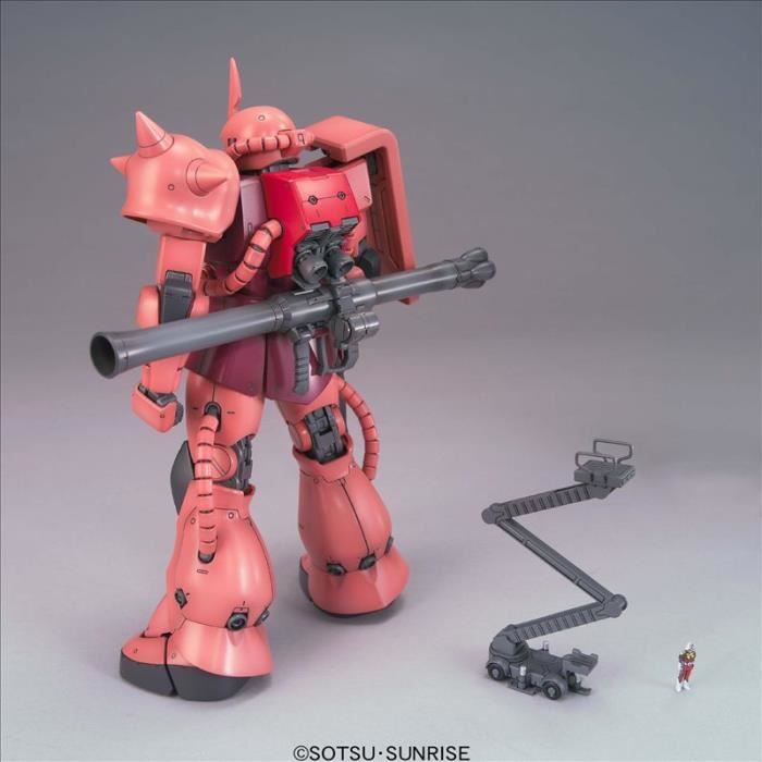 Maquette ms-06s zaku ii char's ver 2.0 gunpla mg master grade gundam 1-100 - bandai - plastique