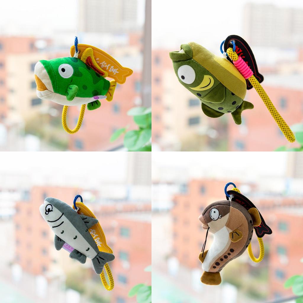 Fish Keychain Plush Toy With Pp Cotton Filling For Kids And Adults