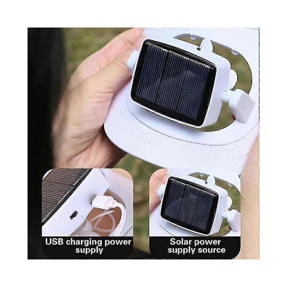 Solar Fan Baseball Hat Multifunctional Usb Fan Cap