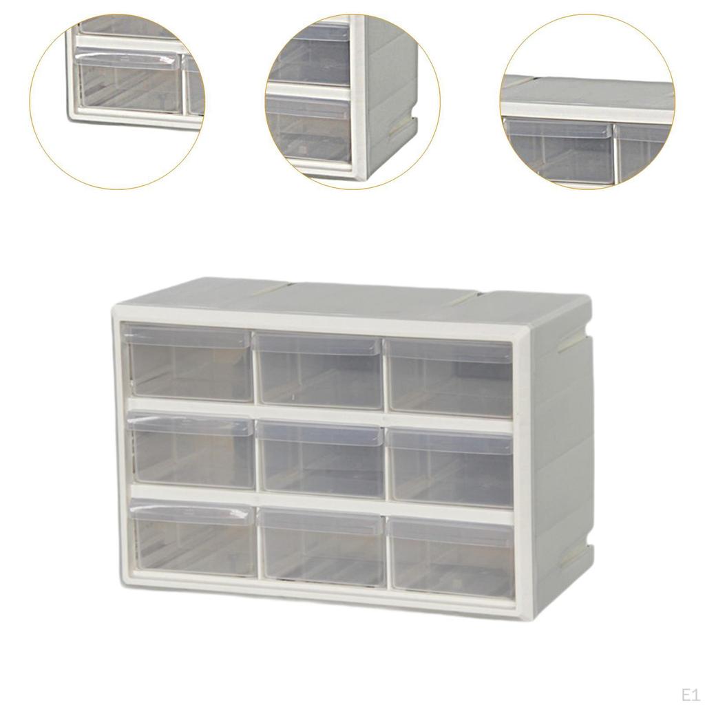 9 Drawer Storage Organizer Cabinet Bead for Storing Nuts and Bolts