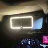 Přenosné autokosmetické zrcátko stmívatelné LED sluneční clona do auta toaletní zrcátko vnitřní zrcátka vozidla vnitřní náhradní díly