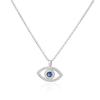 Stainless Steel Evil Eyes Pendant Necklace For Womens Jewelry Clavicle Chains Necklaces Gifts Party Dropshipping