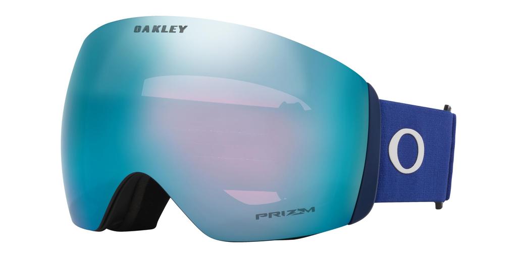 Oakley Flight Deck L Matte SAPPHIRE Iridium Free Size Goggles, Navy/Prizm Lens,