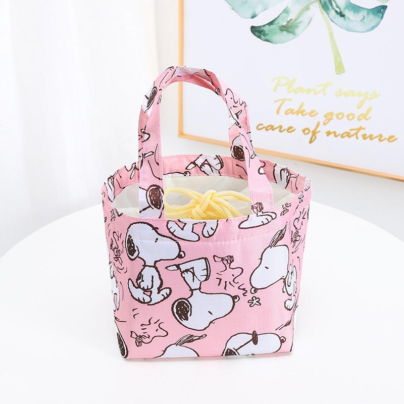 Bag Insulated Lunch With Drawstring For Outings And Picnics