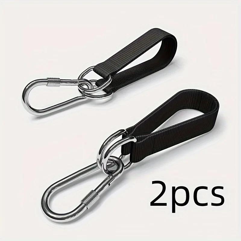 2pcs Hammock Hanging Strap Reinforced Hanging Strap Swing Hook Fitness Trainer Indoor and Outdoor Camping Accessories