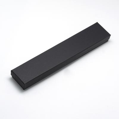 12pcs Cardboard Jewelry Set Box for Bracelets Necklace Rectangle Black 21x4x2cm Inner Size: 20x3.5cm
