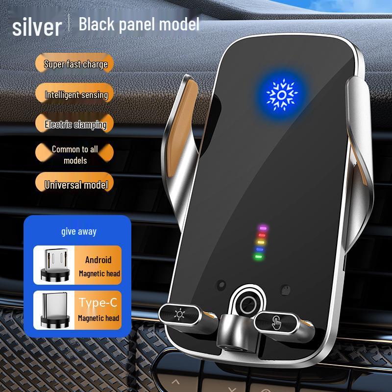 66W Fast Wireless Car Charger & Phone Holder