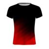 Summer Round Neck 3D Modern Art Patterns Print Top Fashionable Casual Short Sleeved Men's T-shirts