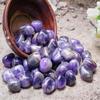 Set of 13 Amethyst Tumbled Stones Reiki Chakra Healing Decorative Pebbles Vase Fillers Tumble Stone for Jewellery, Reiki Healing, Home Office Decor