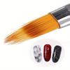 3 Professional Gradual Change Nail Brush Gradual Change Gel Repair Brush DIY Nail Tools