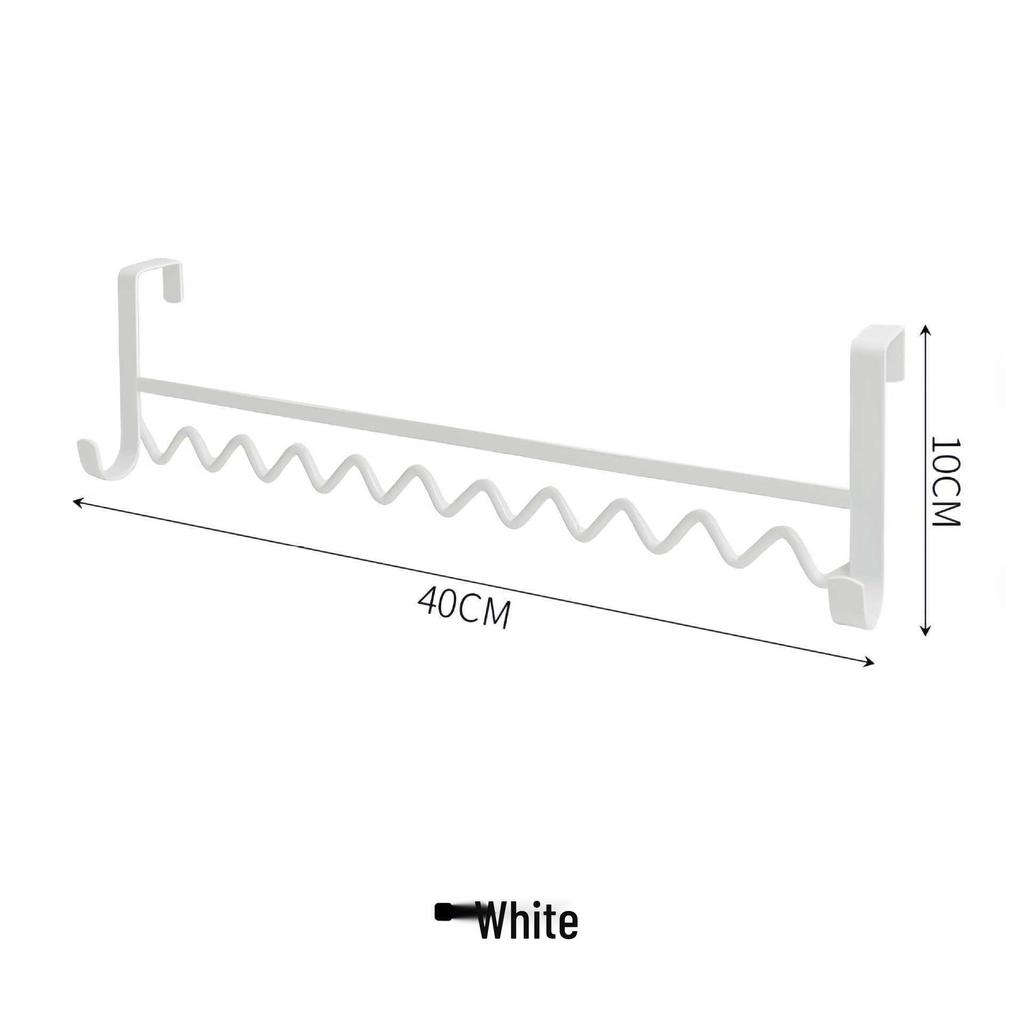 Wave-Shaped Dormitory Bedside Clothes Hanger and Rack