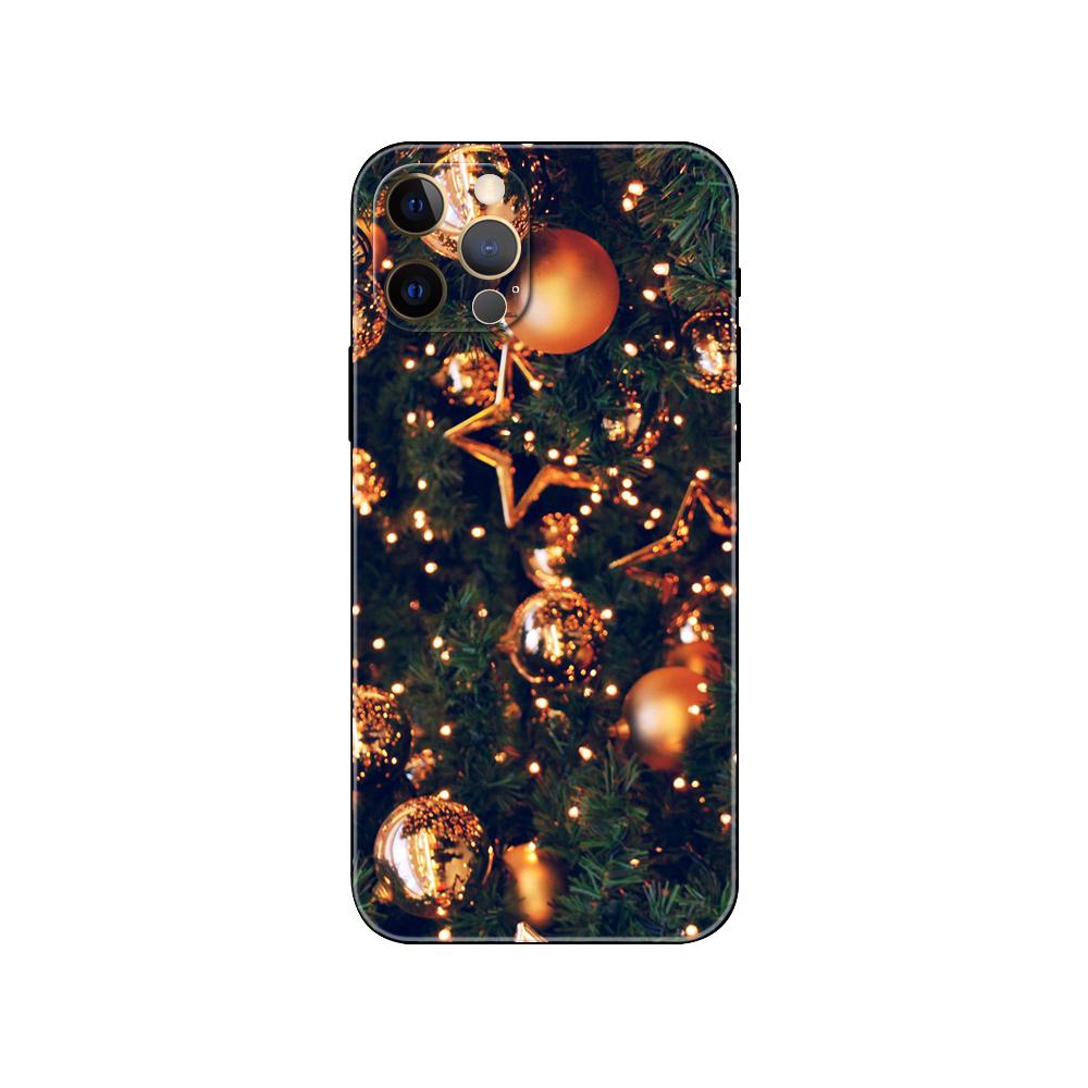 

Черный чехол из ТПУ для iPhone 5 5s se 2020 6 6s 7 8 plus x 10 XR XS 11 12 13 mini pro MAX задняя крышка зимняя женская рождественская мода iphone se 2020