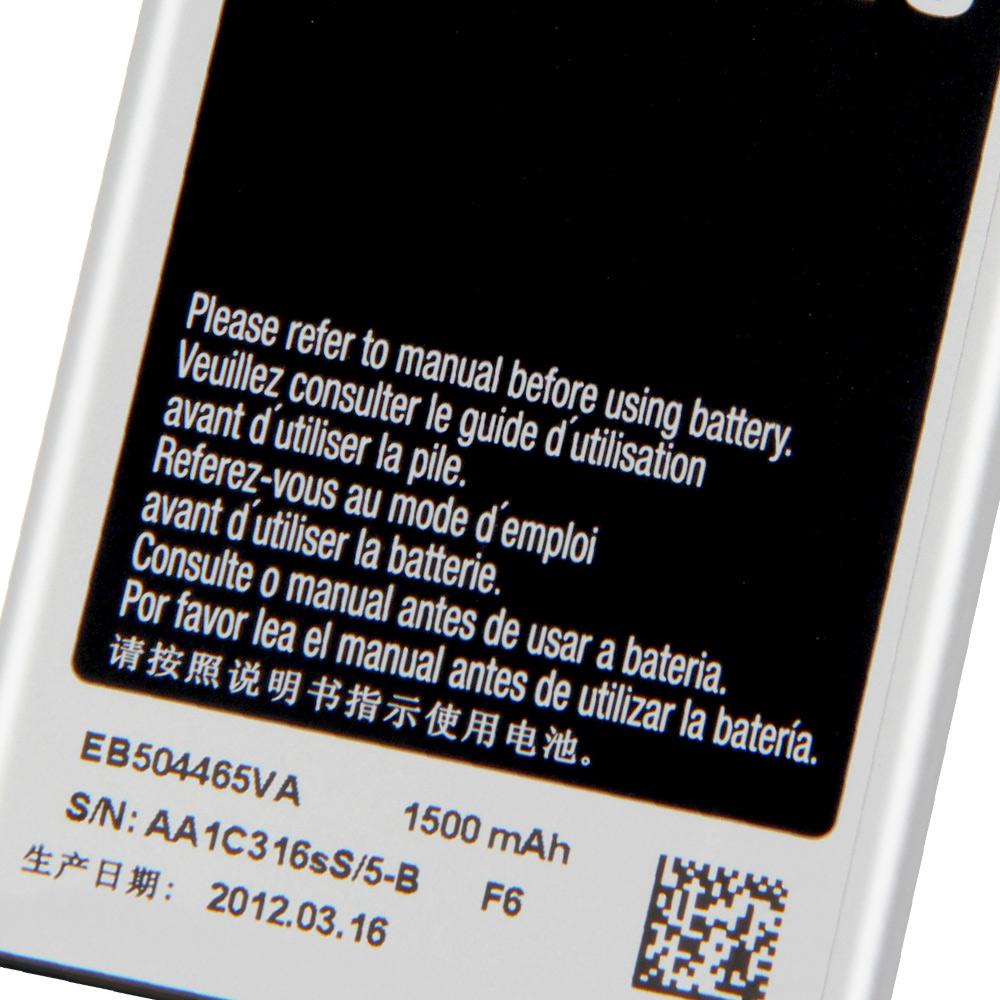 Originaler Ersatzakku für Samsung S8500 B7330 I8700 B7620 I8910 I5800 S8530 I329 EB504465VU 1500mAh
