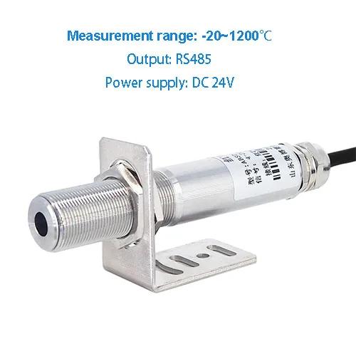 On-line infrared thermometer temperature sensor transmitter non-contact industrial temperature measurement 4-20mA0-5VRS485