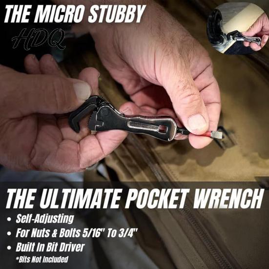 Metal Spanner Tool Multifunctional Short Handle Wrench Mini Precision Wrench for Lightweight Tight Spaces Automotive and Household Maintenance
