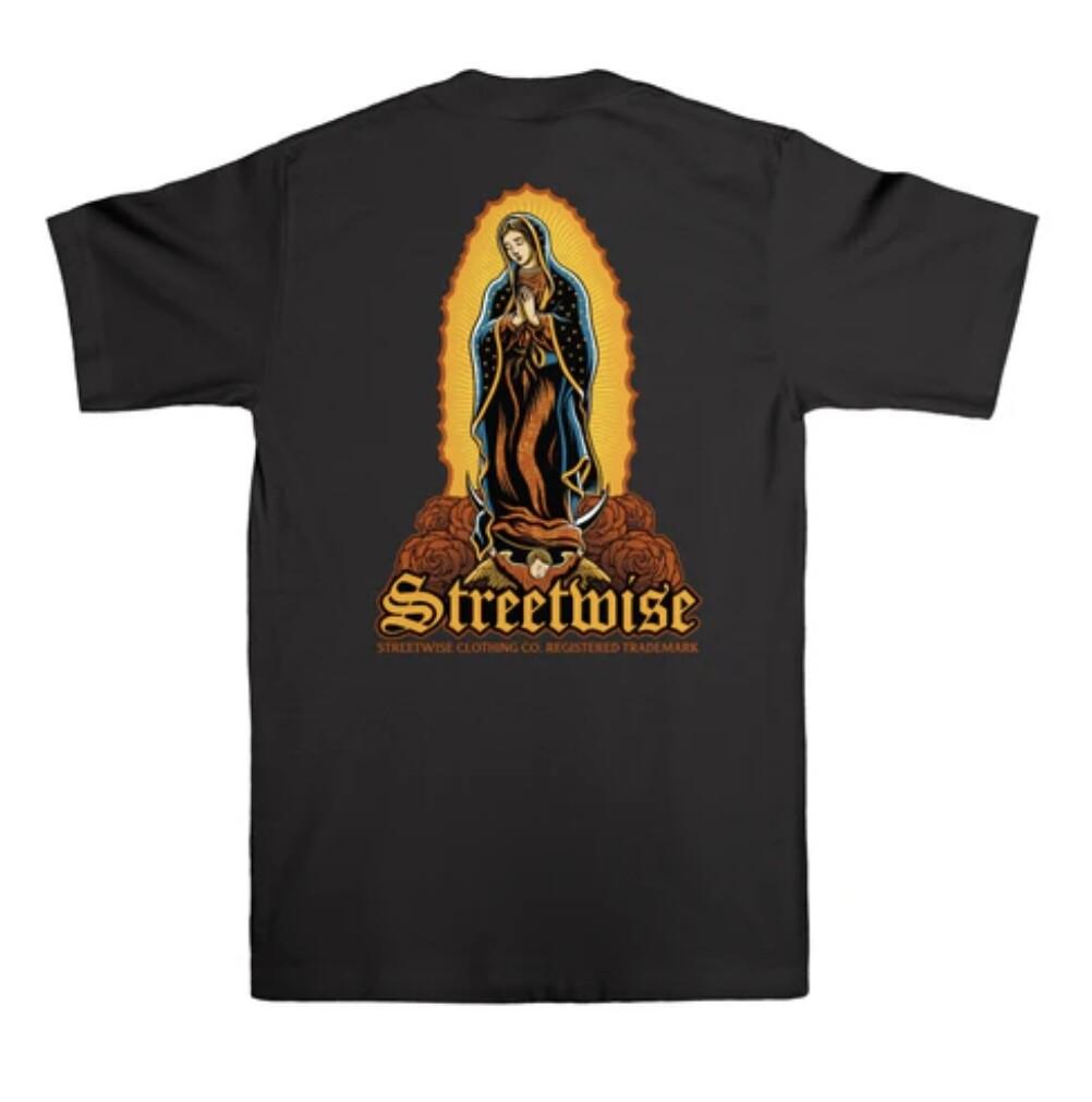 streetwise Maria Graphic T-Shirt Black White M-5XL XXL