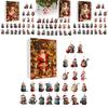 Weihnachts-Katzen-Themen-Adventskalender Mit Acryl-Anhängern Und Geschenkverpackung Für Festliche Deko