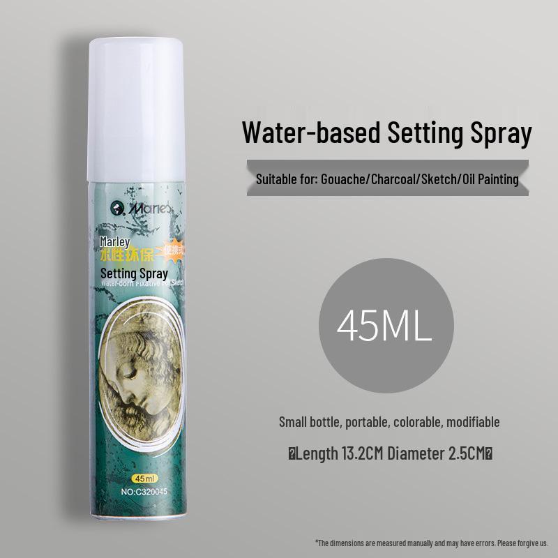 Art Fixative Spray: Water-Based Protective Glaze for Sketch, Watercolor, and Oil Paintings