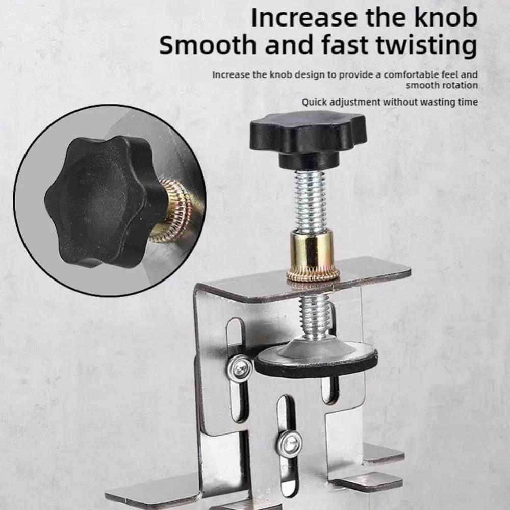 Adjustable Cabinet Door Installation Positioner Effort Floor Cabinet Support Clamp  Carpentry