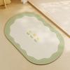 Bathroom Diatom Mud Floor Mat Special Carpet for Bathroom Floor Toilet Door Moisture Absorbing Fast-dry Anti-slip Mat