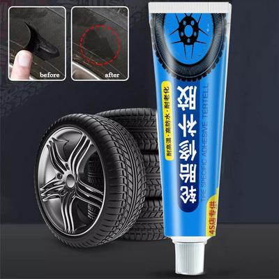 Cola Preta Líquida para Reparo de Pneus Forte Borracha Resistente ao Desgaste Não Corrosiva Cola Para Ferramenta de Furo de Pneu de Bicicleta de Motocicleta