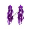 Bohemian Rhinestones Floral Long Earrings For Women Elegant And Stylish Luxury Statement Gift