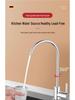1/2 Inch Gooseneck Kitchen Faucet with Water Purifier - 304 Stainless Steel, Single Cold
