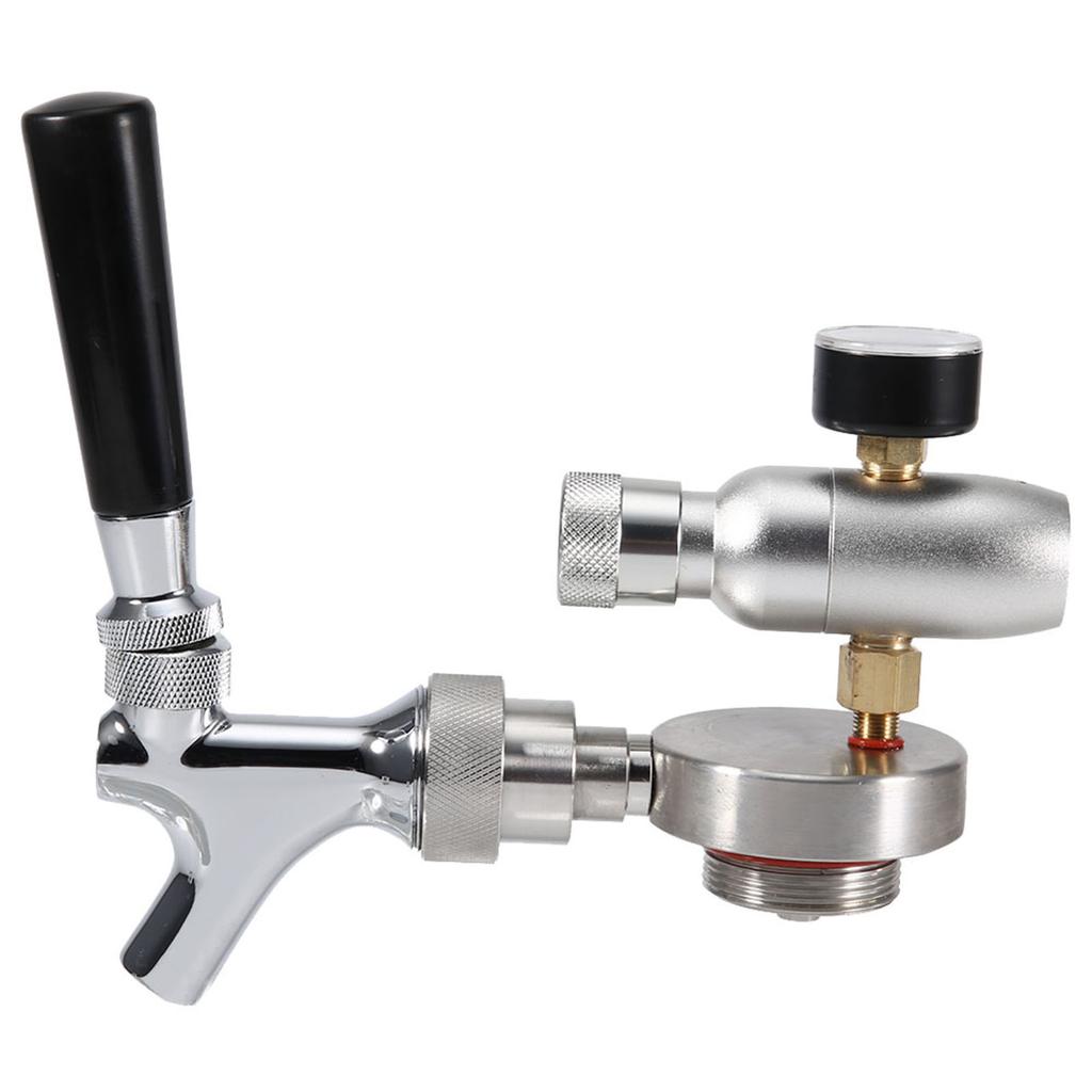 Stainless Steel Beer Spear Faucet Tap Dispenser Kit for 2LCelsius3.6LCelsius4L   Keg Beer Growler