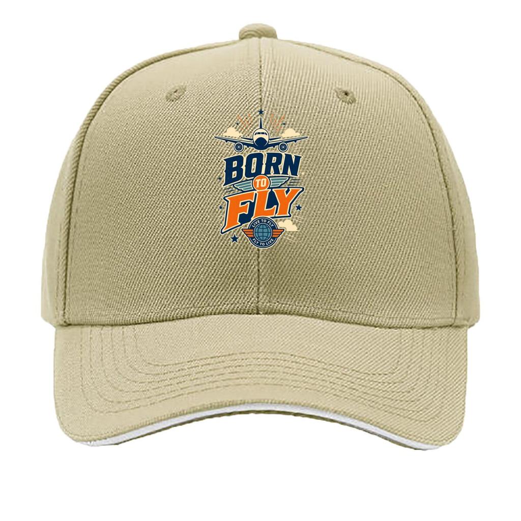 Sky Dream Aviation Quote Graphic Sandwich Baseball Cap Sun Cap Outdoor Workouts Hat