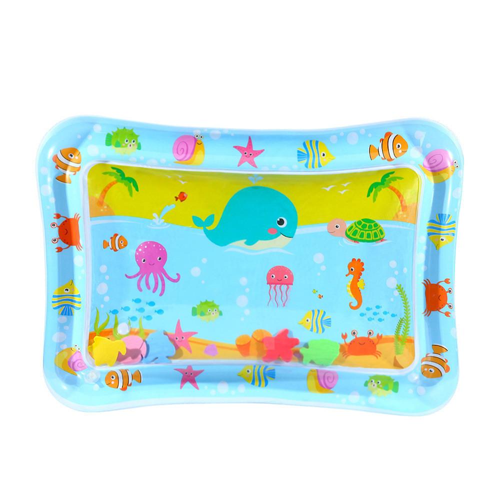 Colorful Inflatable Water Play Mat For Babies Pvc Material Variety Of Designs