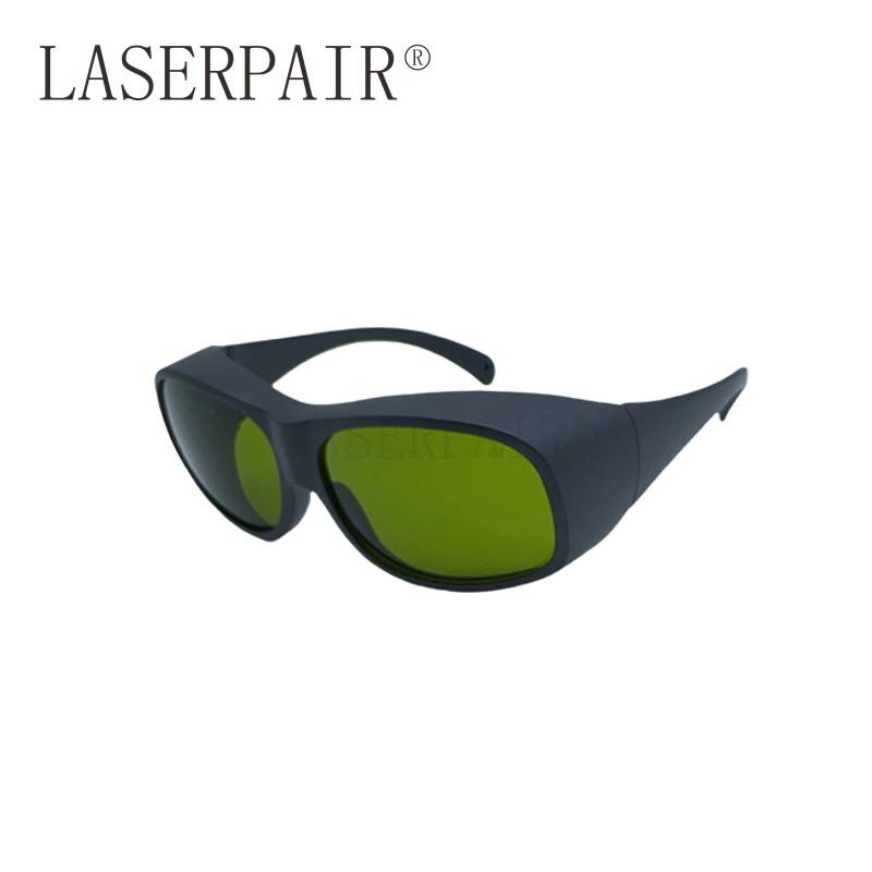 Super High Protection 1064nm Laser Safety Glasses High Power Fiber YAG Laser 900-1100nm OD 8+ Eye Protection (Green,safety glasses)