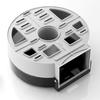 Wall Mounted Large Roll Toilet Paper Holder Dust Proof Cover Space Saving Design Easy Installation For Public Bathroom