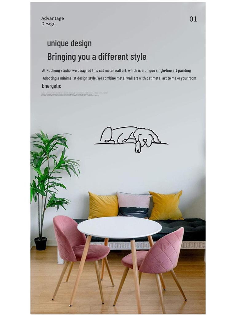 Hot-Selling Metal Animal Wall Art: Iron Craft Decor for Home