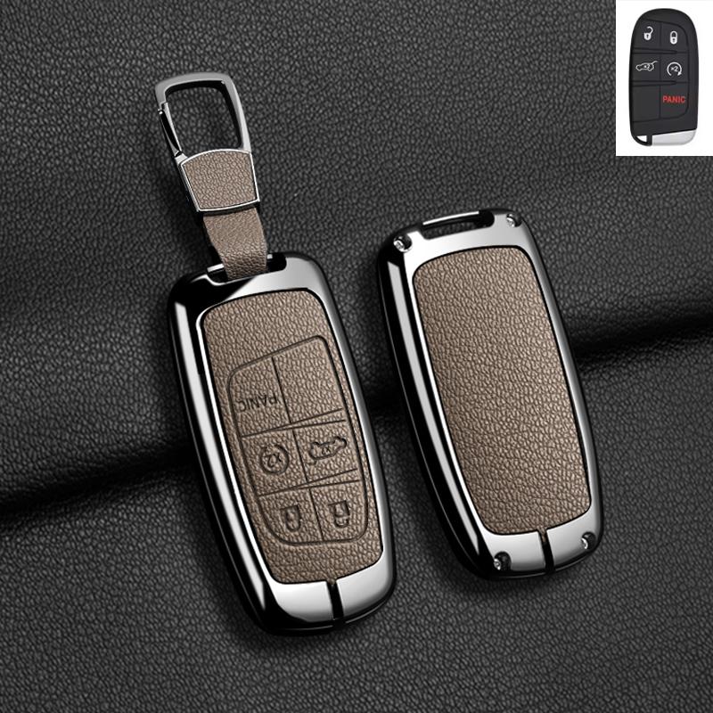 Metal Car Smart Key Case Cover Remote Control Protection Keyless Holder Fob Shell For Fiat Freemont Toro 500L 500X 2016-2018