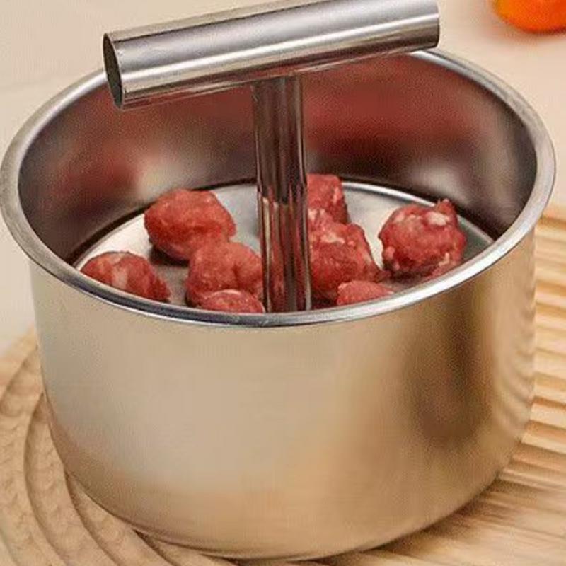 Meatball Press Maker Kitchen Manual Meatball Press 6/12 Balls Meat Baller Maker Machine Press Tool Home Meatball Making Tool for