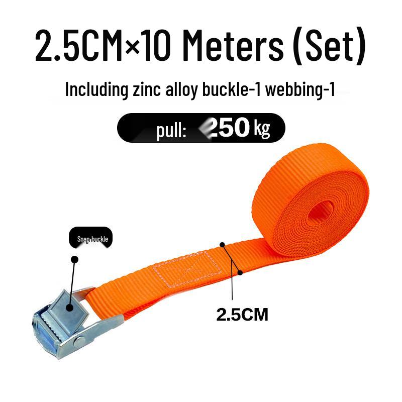 Heavy-Duty Cargo Lashing Strap