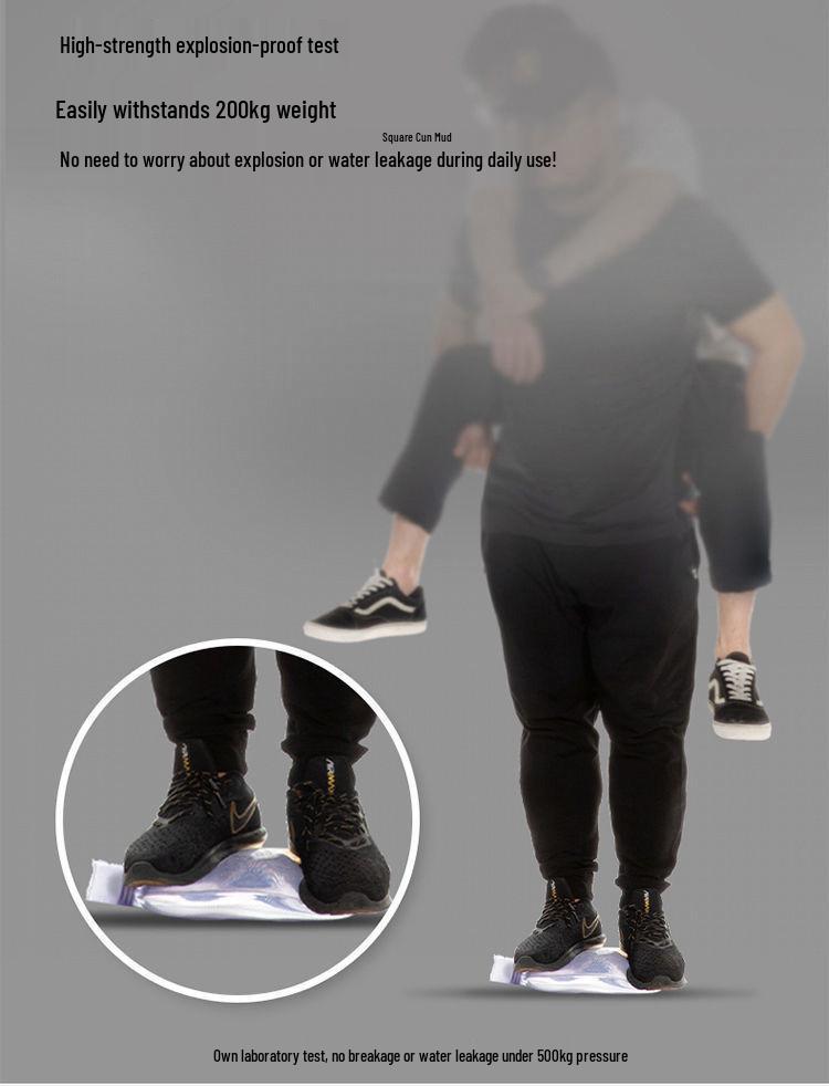 Transparent Thickened Hot Water Bottle for Household Use